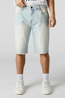 Slim Longline Denim Short