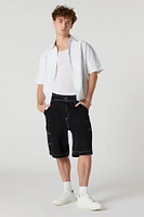 Longline Zipper Cargo Short