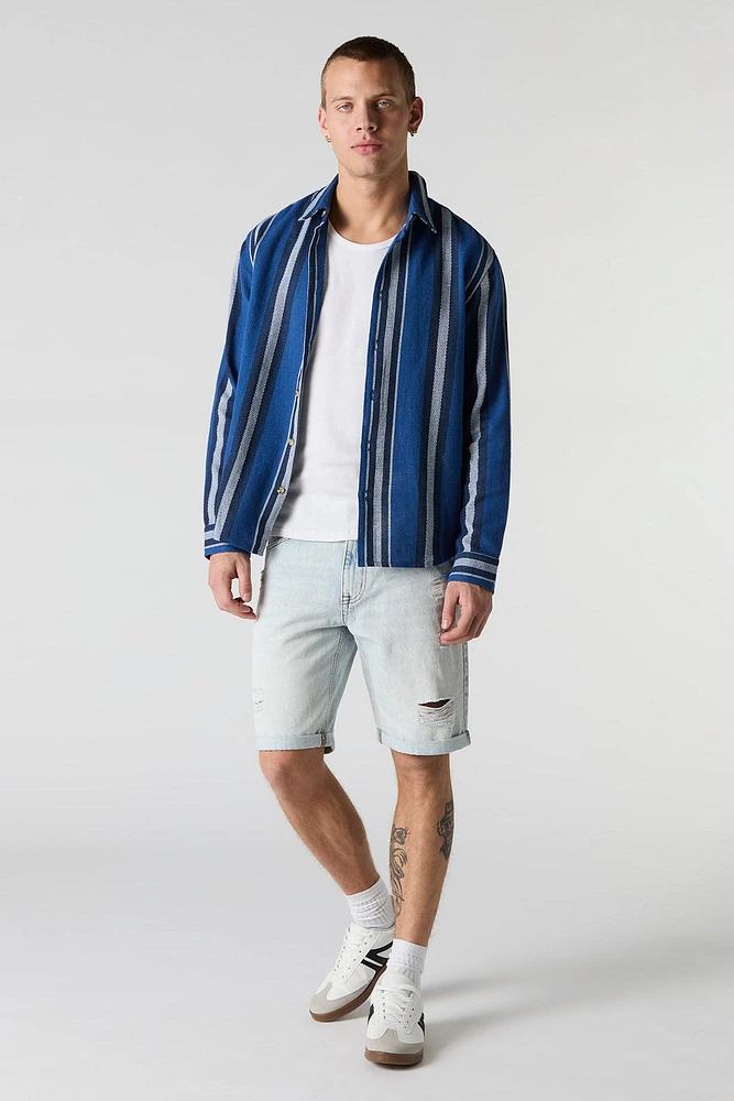 Distressed Denim Short