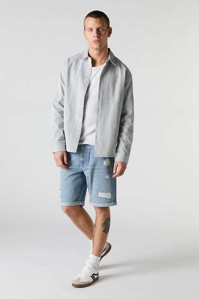 Distressed Denim Short