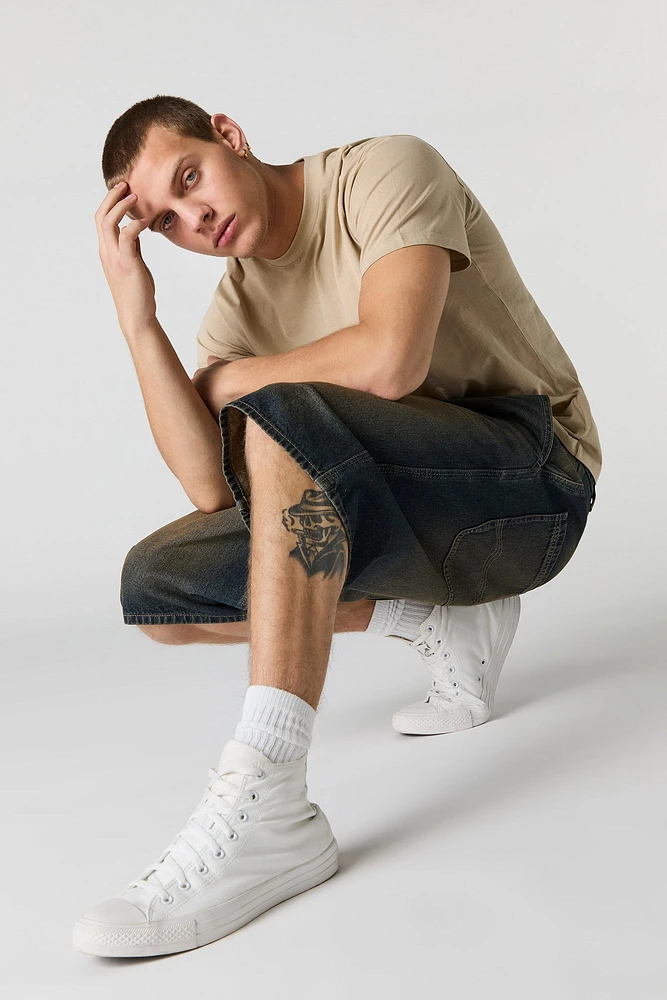 Denim Skater Jort