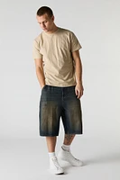 Denim Skater Jort