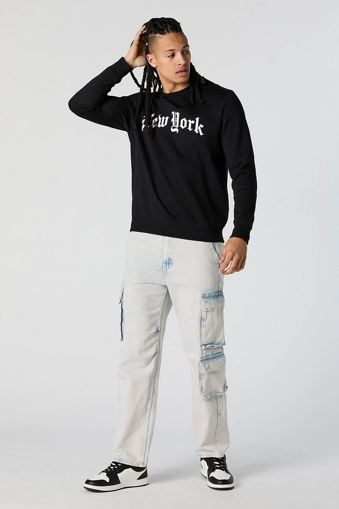 New York Graphic Fleece Sweatshirt