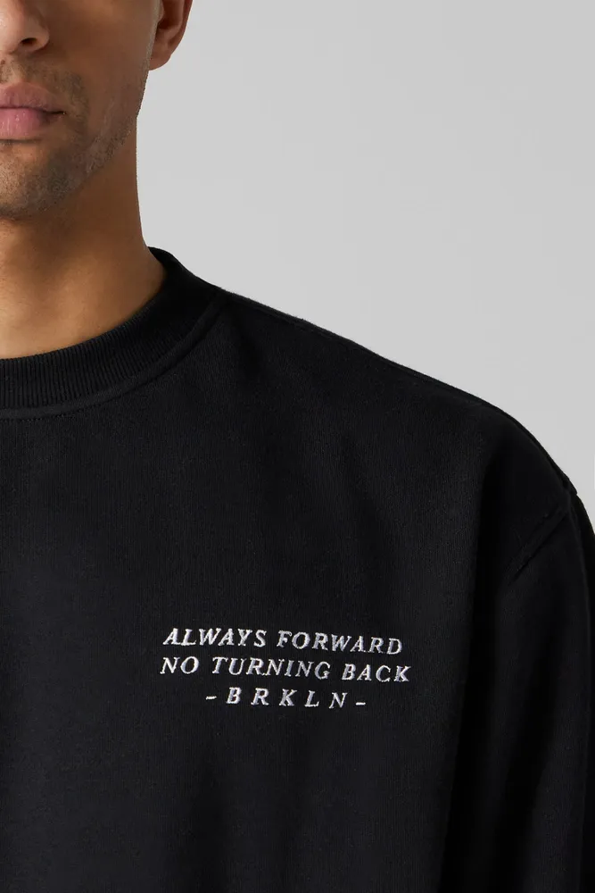 Always Forward Graphic Fleece Sweatshirt