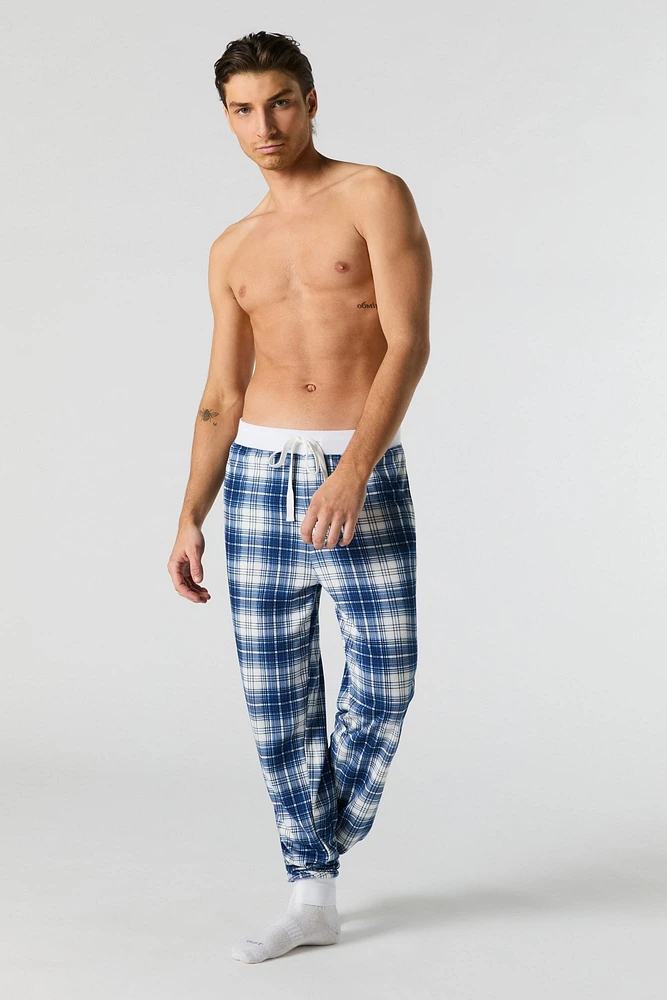 Jogger de pyjama à carreaux