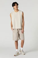 Drawstring Longline Short