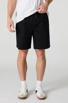 Solid Drawstring Short