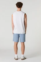 Solid Drawstring Short