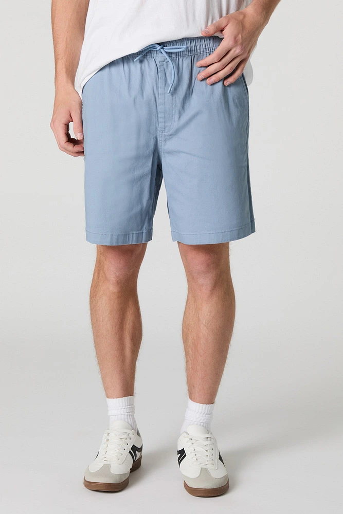 Solid Drawstring Short