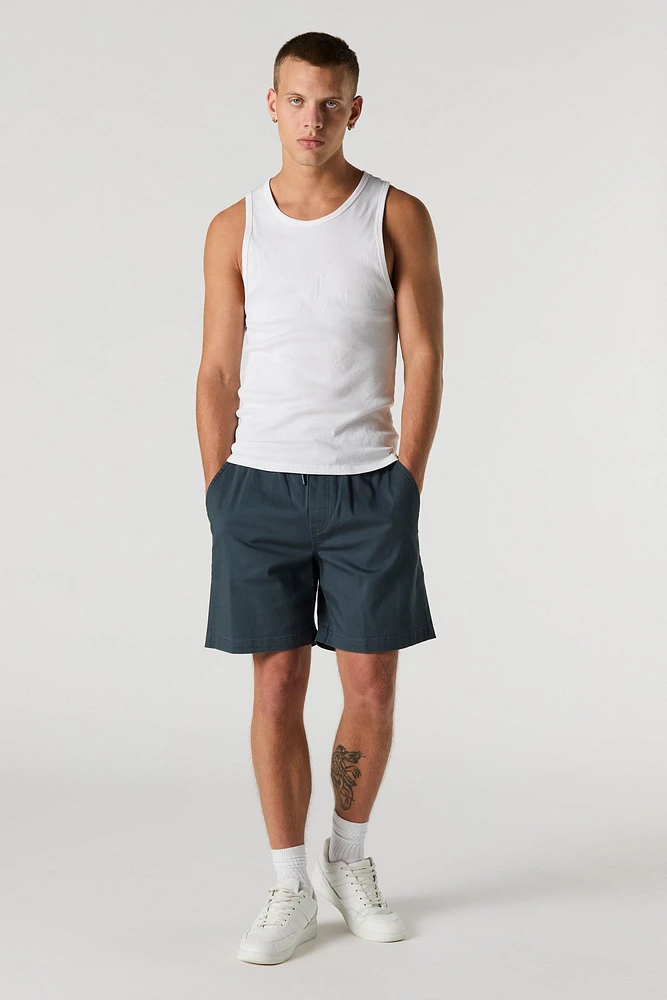 Mid Length Drawstring Short
