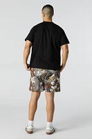 Short mi-long à taille coulissante