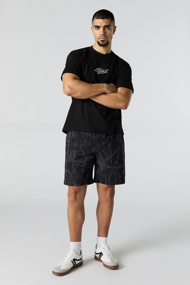 Mid Length Drawstring Short