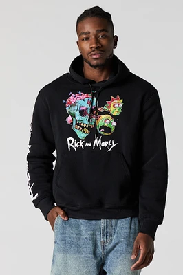 Rick and Morty Graphic Fleece Hoodie