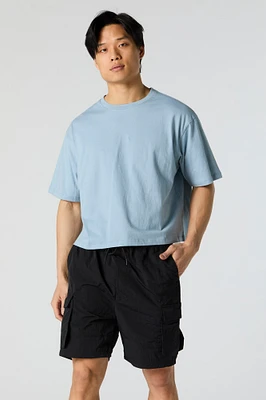 Nylon Bungee Cargo Short