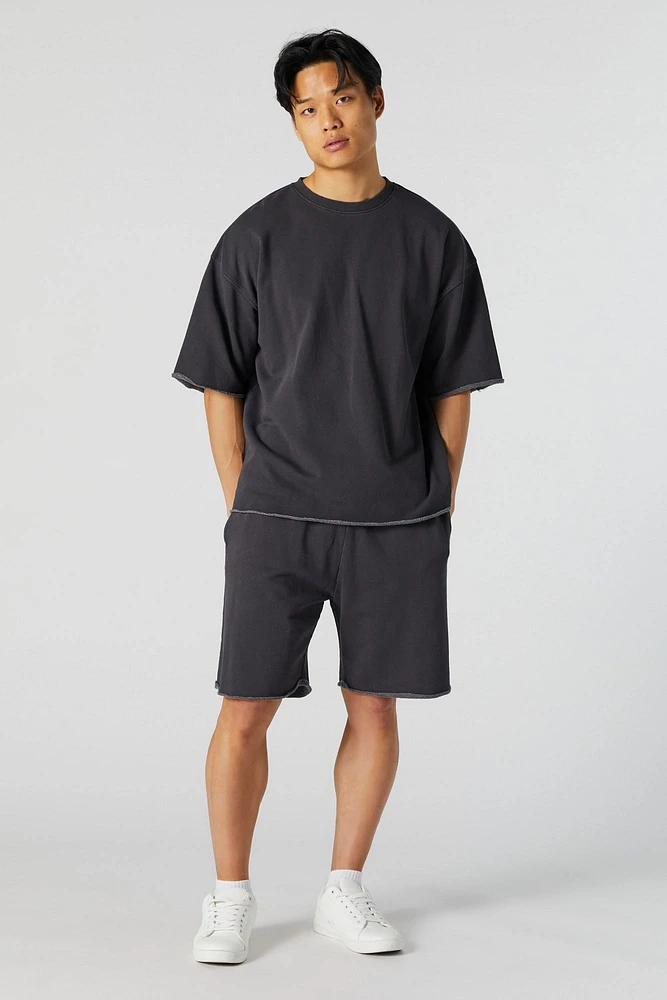 Enzyme Wash Fleece Short