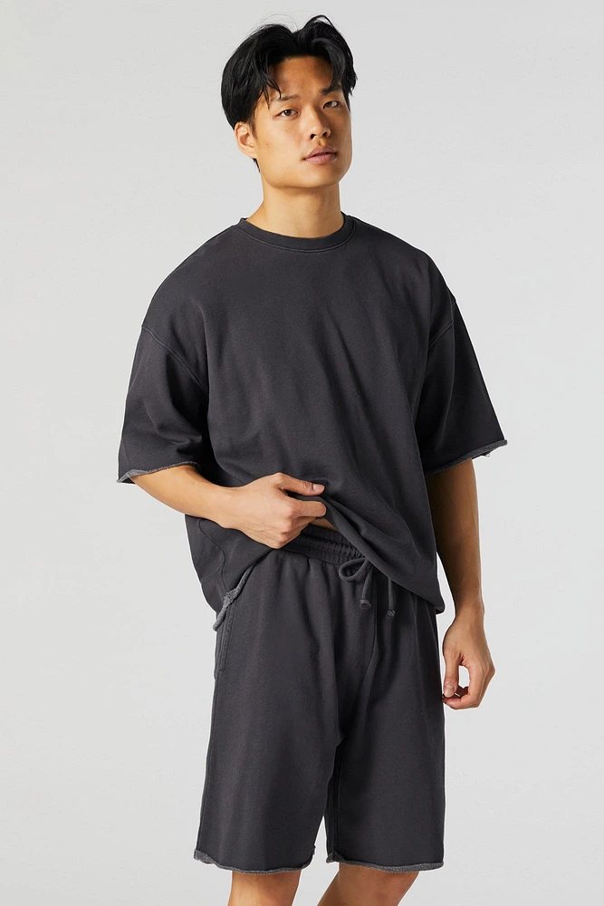 Enzyme Wash Fleece Short