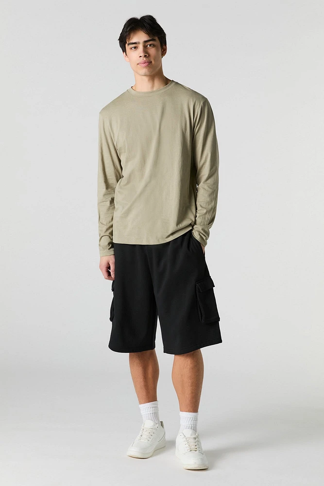 Fleece Cargo Jort