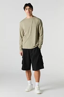 Fleece Cargo Jort
