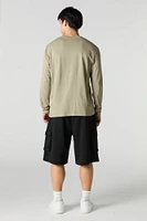 Fleece Cargo Jort