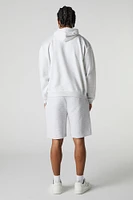 Short en molleton avec motif brodé Chicago chenille