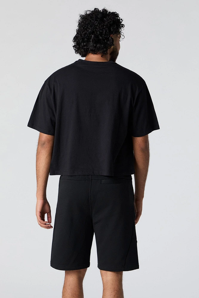 Single Cargo Pocket Fleece Short