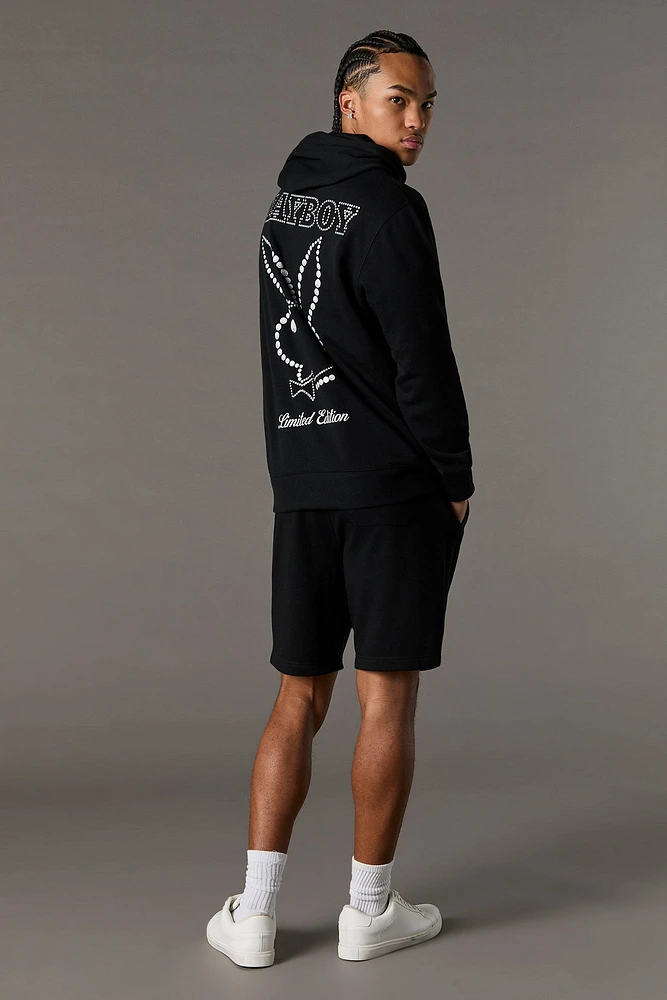 Playboy Graphic Fleece Short