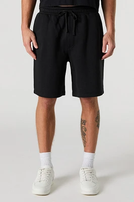 Drawstring Longline Fleece Short