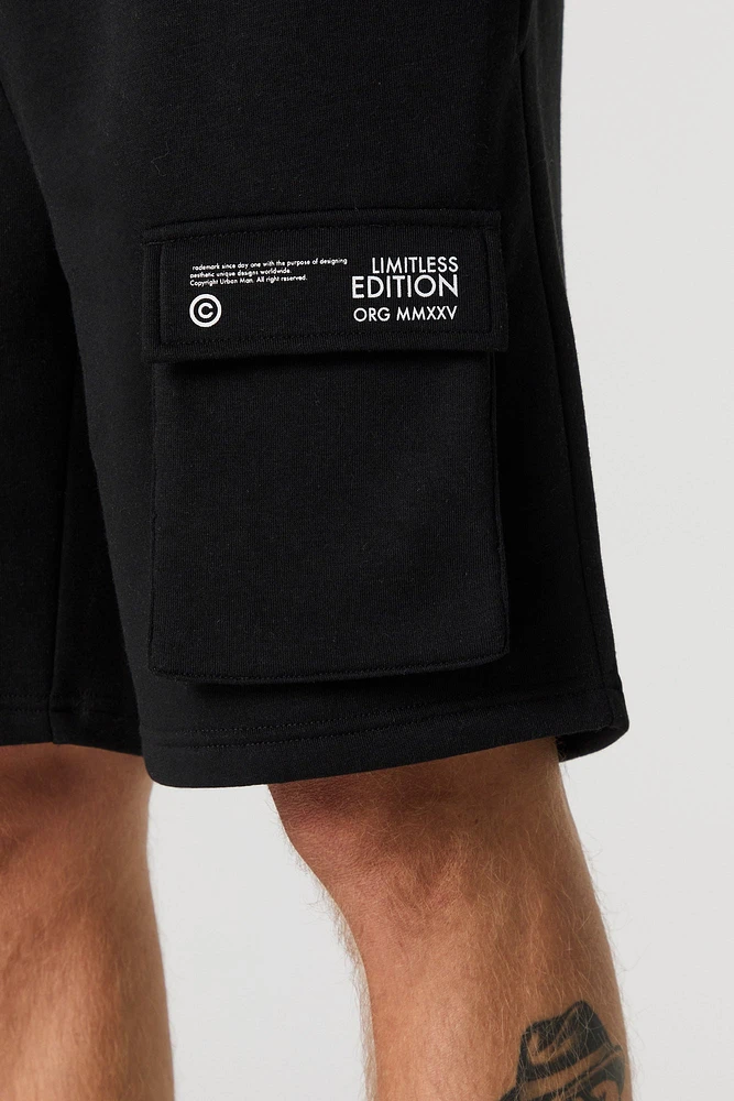 Limitless Edition Graphic Fleece Cargo Short