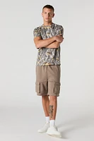 Short cargo en molleton à imprimé Limitless Edition