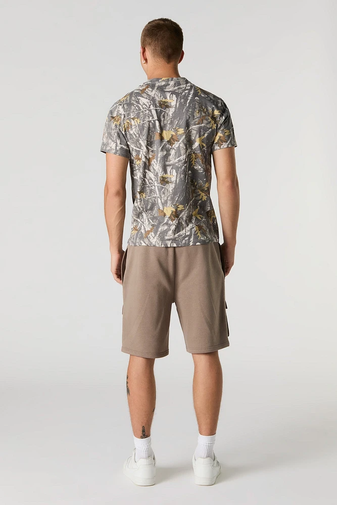 Short cargo en molleton à imprimé Limitless Edition