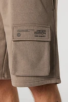 Short cargo en molleton à imprimé Limitless Edition
