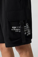 NY Graphic Fleece Cargo Short