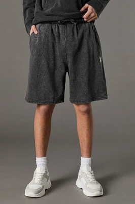 Short en molleton délavé avec imprimé Playboy High Density