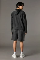 Short en molleton délavé avec imprimé Playboy High Density