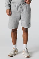 Short en molleton avec motif City embossé