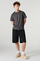 Graphic Fleece Jort