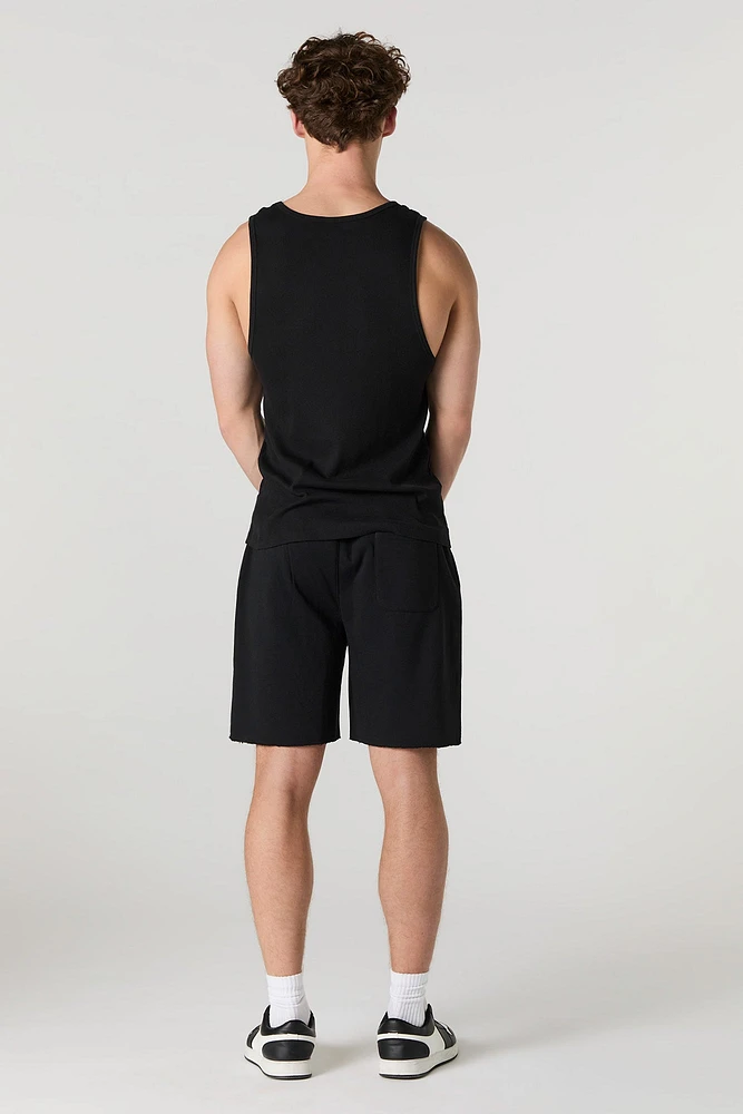 Graphic Fleece Short