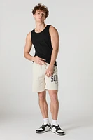 Short en molleton imprimé