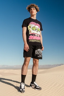 Graphic Fleece Short