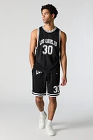 Los Angeles Graphic Mesh Basketball Short