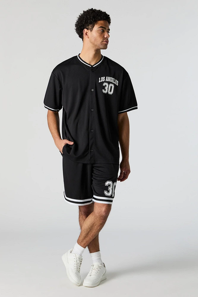 Los Angeles Graphic Mesh Baseball Jersey