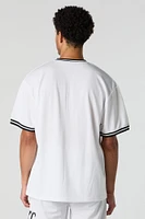 New York Graphic Mesh Baseball Jersey