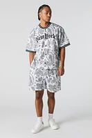 Jersey en filet imprim