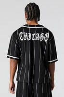 City Graphic Mesh Baseball Jersey