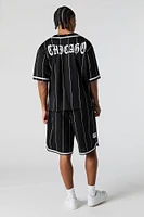 Short Active en filet à imprimé City