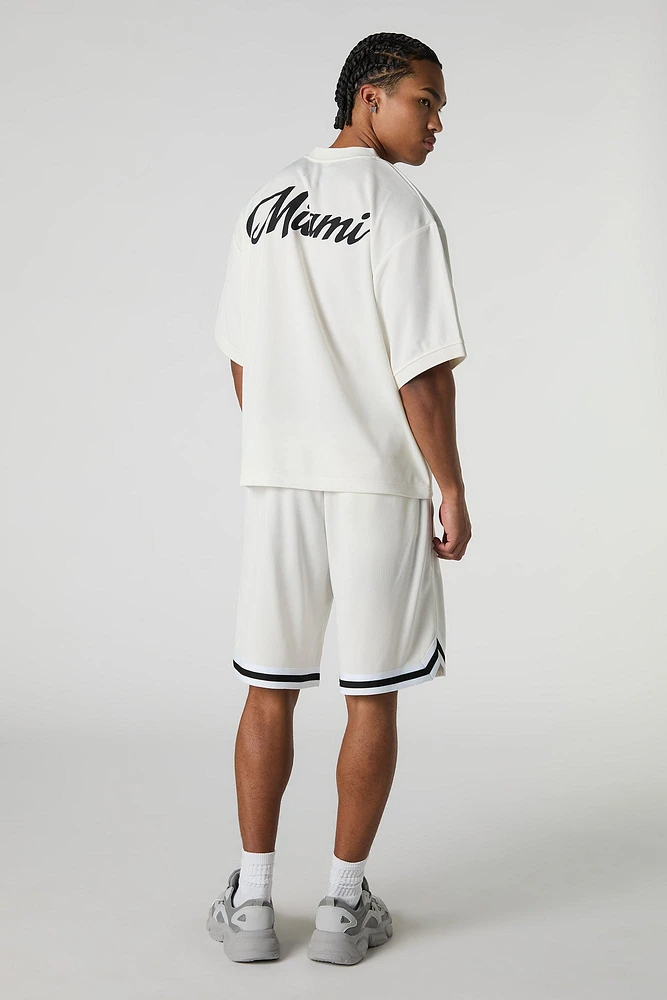 Miami Graphic Mesh Active Short