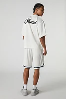 Miami Graphic Mesh Active Short