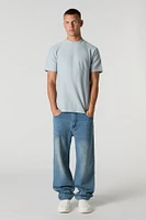 Textured Crewneck T-Shirt