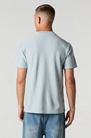 Textured Crewneck T-Shirt