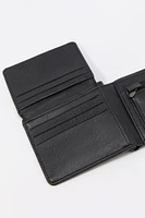 Faux Leather Status Print Wallet